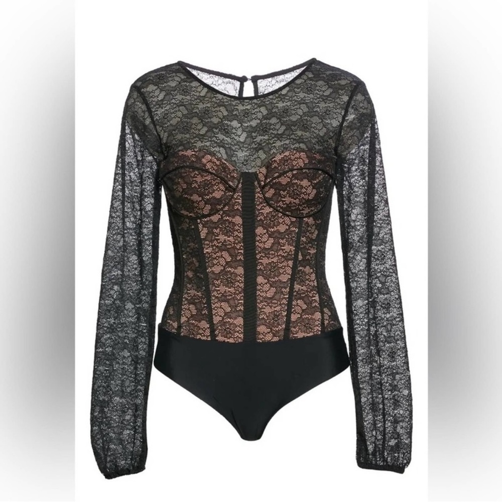 Cami NYC Revolve Briar Corset Lace Bodysuit